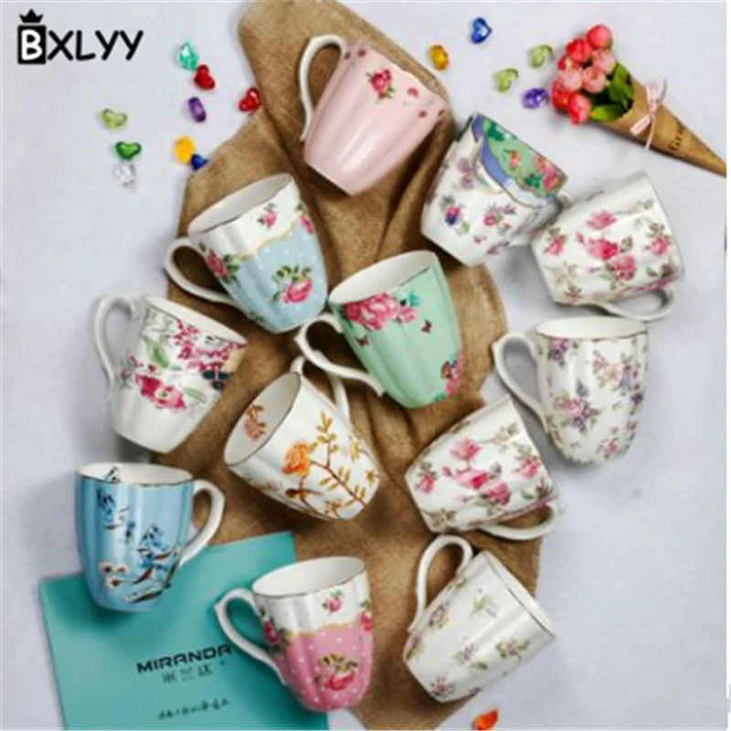 BXLYY 1 шт., европейская кружка для кофе и завтрака, ручная работа, креативная керамическая кружка для кофе, чая, молока, сока, лимона, кружка для домашнего декора, аксессуары. 6z