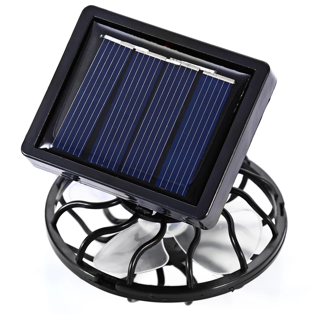 Открытый Travel Kit Мини Clip-on Solar Energy Panel Мощность Охлаждения Cell Fan Cooler для Путешествия