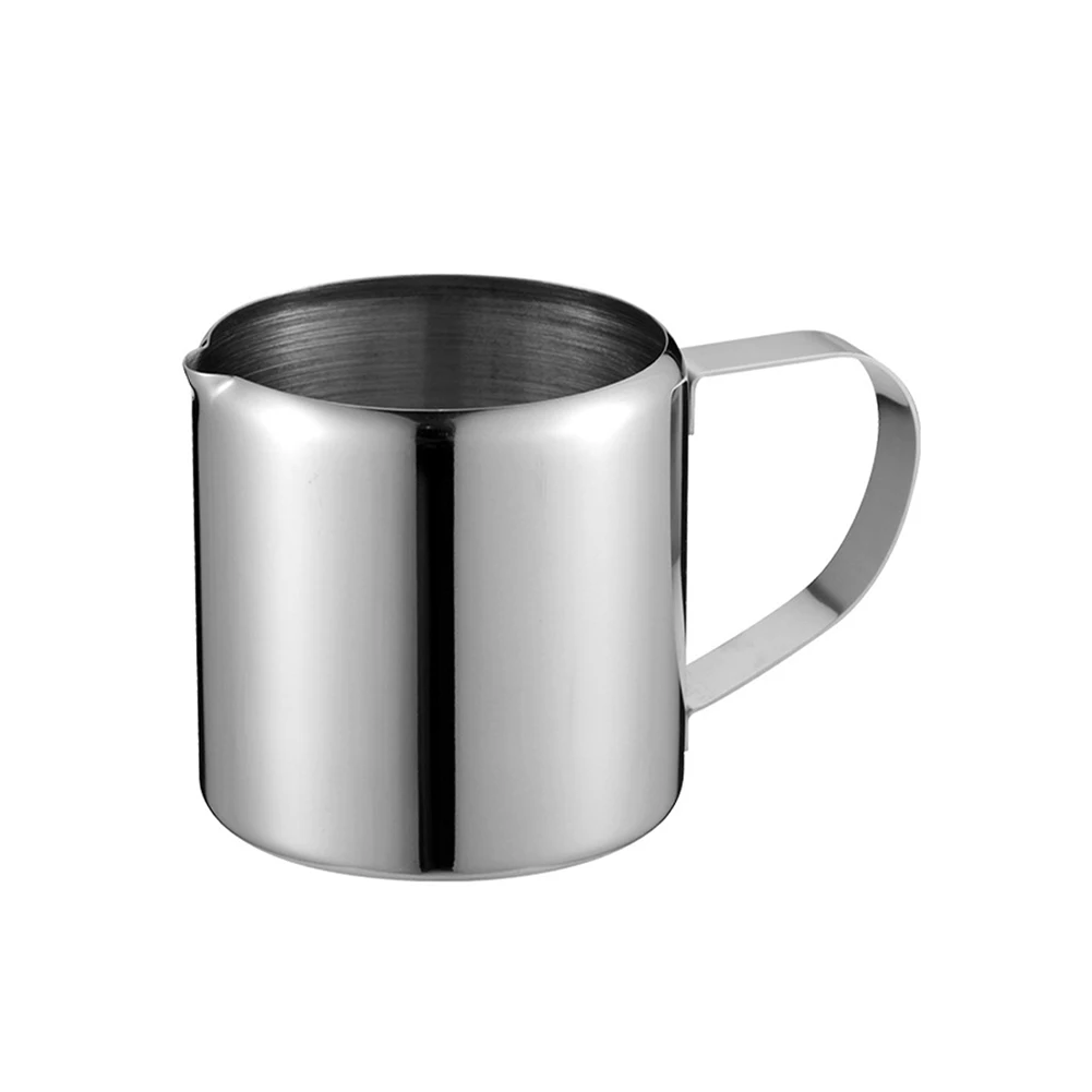 2 Oz Kitchen Coffee Latte Home Stainless Steel Polished Restaurants Milk Jug Jar Sugar Drink Catering Use Cream With Handle - Цвет: 2 Oz