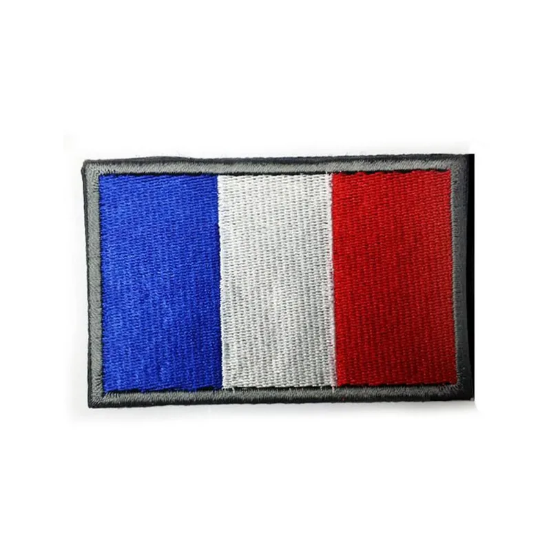 France A Flag 3D вышитая EU Netherland Croatia Италия Новая Зеландия Флаг патч ПРИШИТАЯ нарукавная нашивка для одежды наклейка на рюкзак DIY Аппликация 8 см X 5 см - Цвет: France A Flag