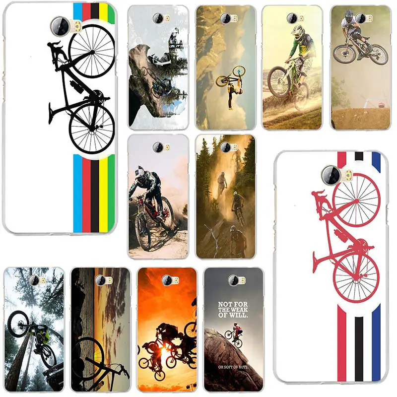 Велосипед полосы мир шоссейных гонок мягкий прозрачный чехол для Huawei P8 P9 P10 P20 Lite