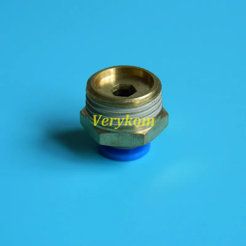 Оптовая продажа 100 шт./лот мужские прямые пневматические 6 мм трубки Push In M5 M6 M8