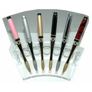 Новый стенд с 6 слотами для ручки, вертикальный держатель для дисплея для домашнего офиса