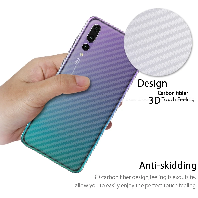 2 шт/3D защитная задняя пленка из углеродного волокна для Xiaomi Redmi Y3 Oukitel K12 Oppo A1k Huawei Y5