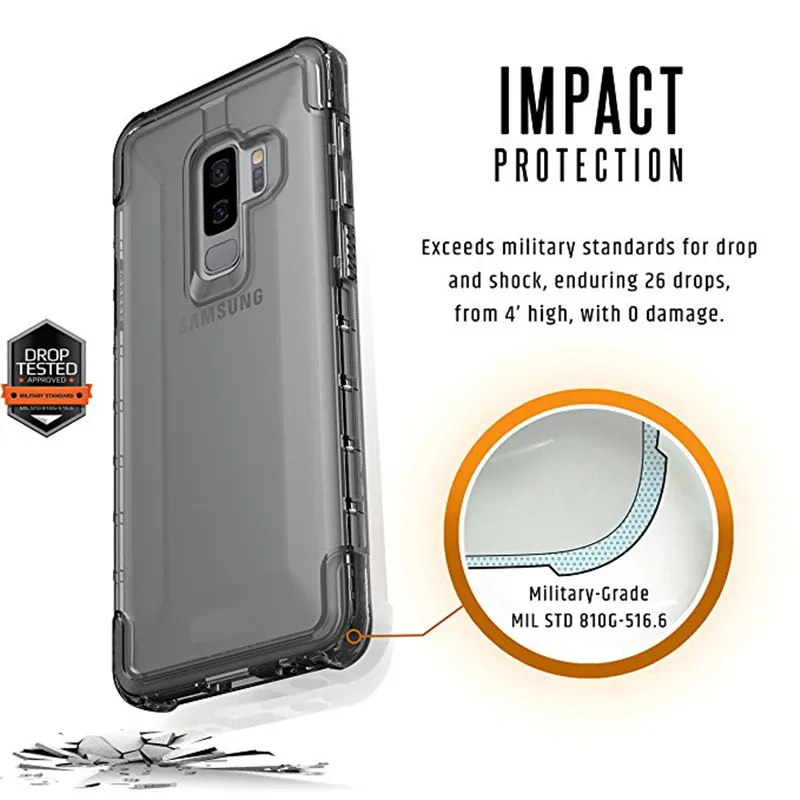 R-JUST для samsung galaxy s9 силиконовый прозрачный футляр plus |