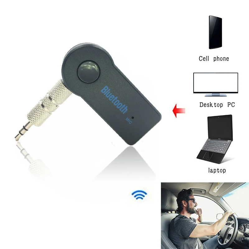 Автомобильный Bluetooth Aux музыкальный ресивер универсальный 3 5 мм потоковый A2DP