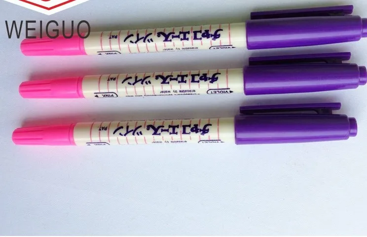 Двойная выцветающая ручка Adger гидролизная розовая фиолетовая|pen f|pen pinkpen erasable |