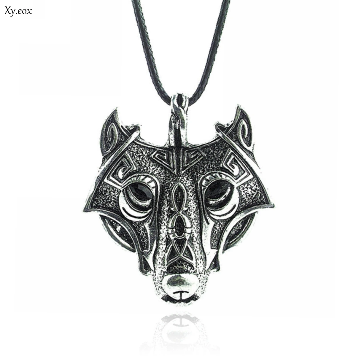 Винтажное мужское ожерелье с подвеской в виде головы волка|Ожерелья подвеской| |