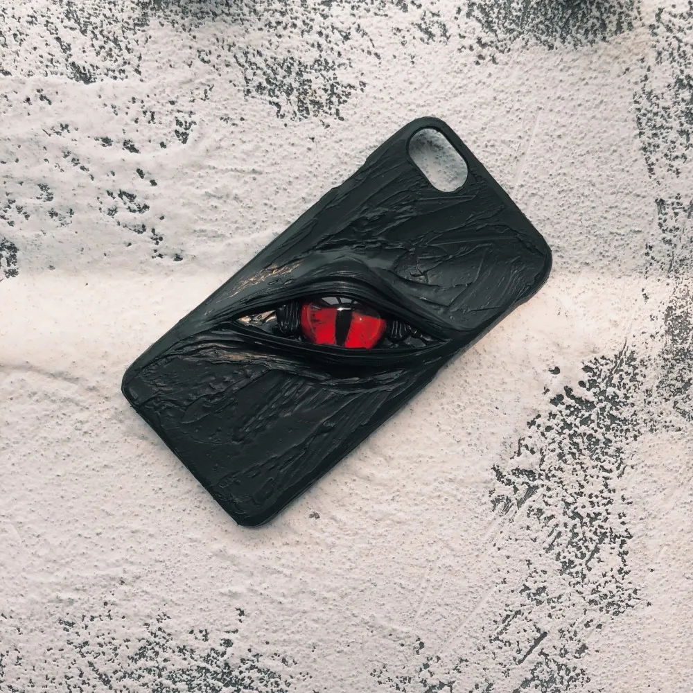 3D Cartoon New Arrival Terror Eyes phone case For iphone 6 7 8 Plus X XS XR Hardcore Soft TPU Back Cover |