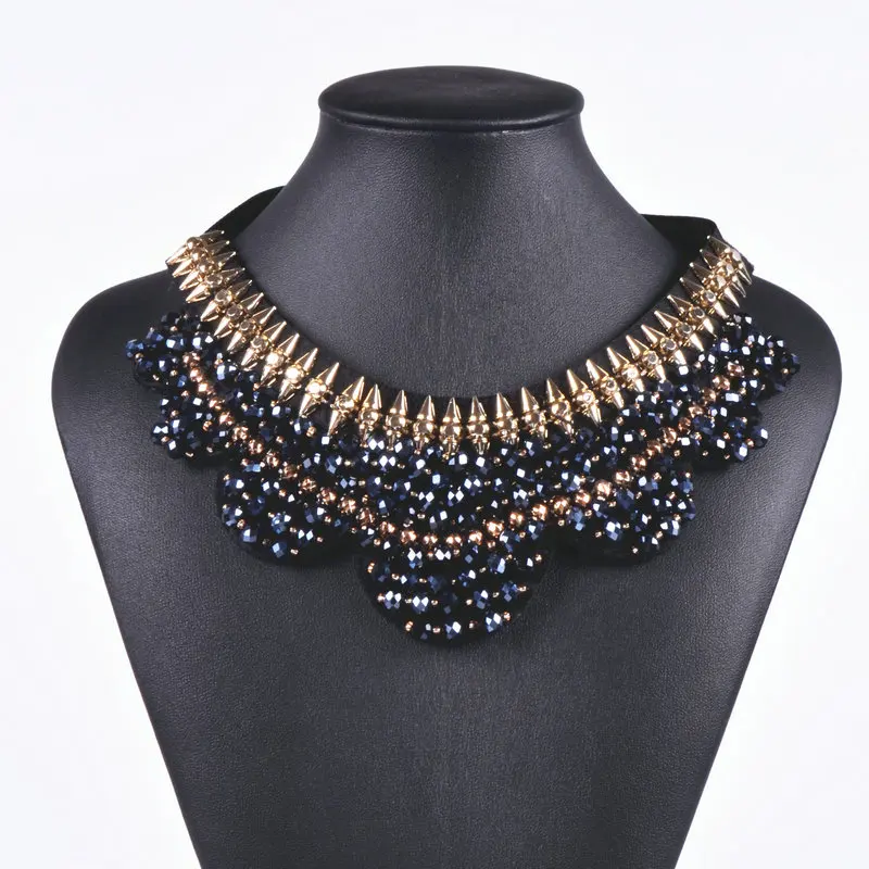 Ожерелье чокер ручной работы с этническим узором украшения для женщин|collier for