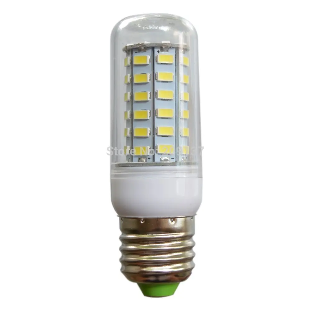 50 шт. smd5730/5630 18 Вт E27 G9 E14 56led 1500LM 360 градусов Светодиодная кукурузная лампа 220 В