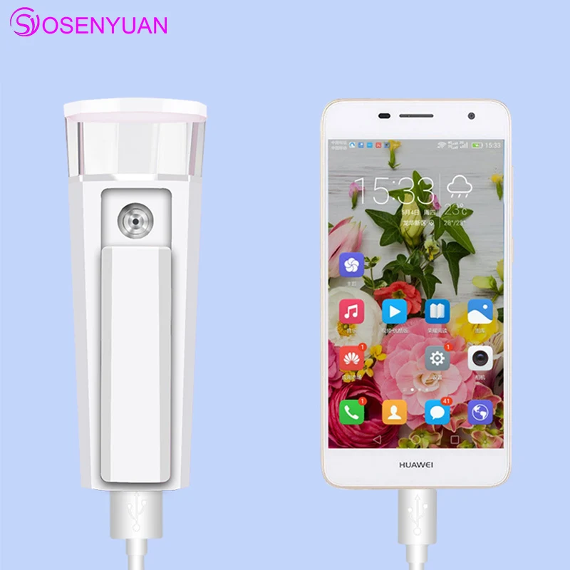 Мини usb зарядка миниатюрный опрыскиватель ручной ионный корпус лица небулайзер Паровая установка увлажняющий уход за кожей лица нано аэрозоль