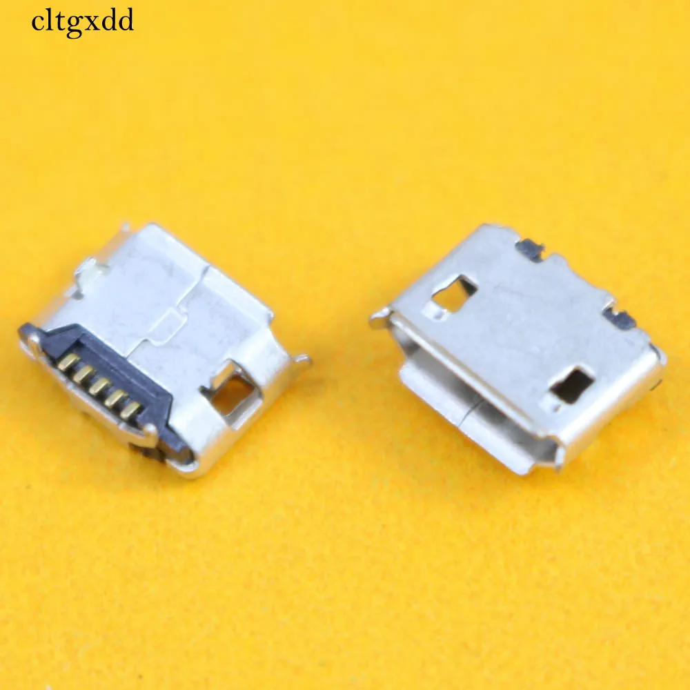 

cltgxdd Micro USB Data Sync Charging Port jack Connector socket port Plug Universal Horn feet 5.9 mm DIP