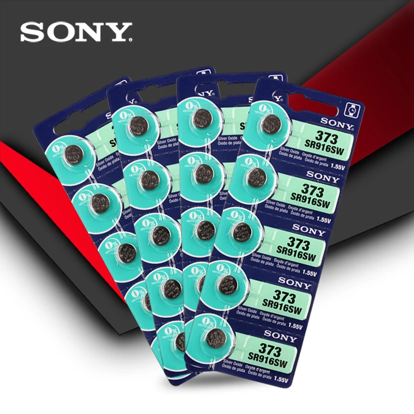 3 шт. sony 373 SR916SW 916 SR916 часы батарея SR916SW 373 Кнопка монетница Сделано в Японии