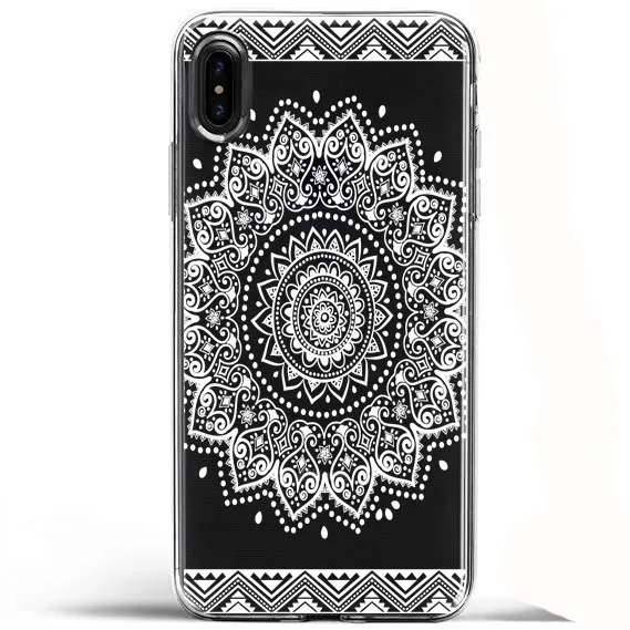 Цветочный чехол с кружевной мандалой для iPhone SE 5 5S 6 6s Plus 7 XS Max XR 8 мягкий