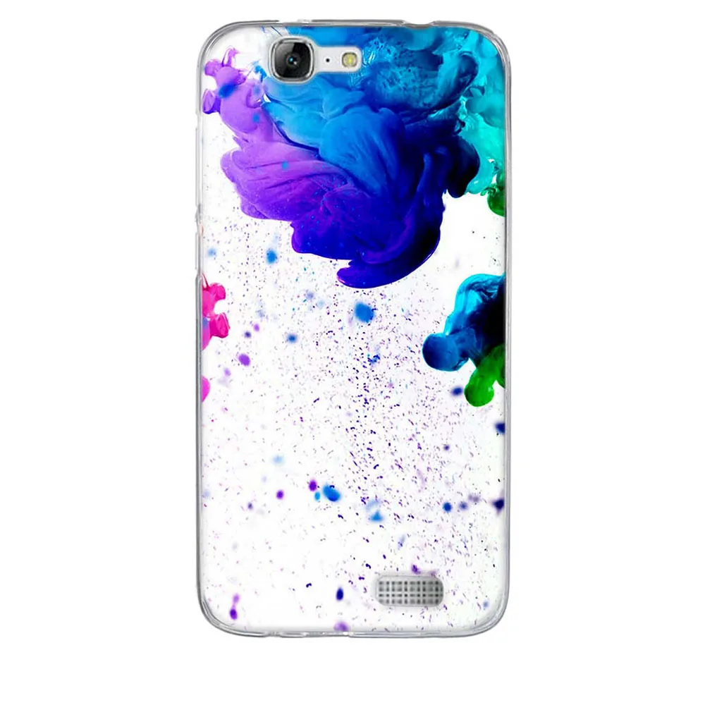 Чехол для Huawei Ascend G7 силиконовый мягкий ТПУ чехол телефона бампер C199 G7-L01 L03 задняя