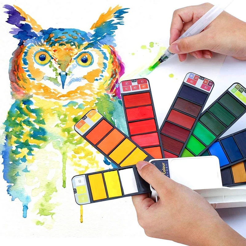 Набор Пигментных красок акварельных для рисования художественных