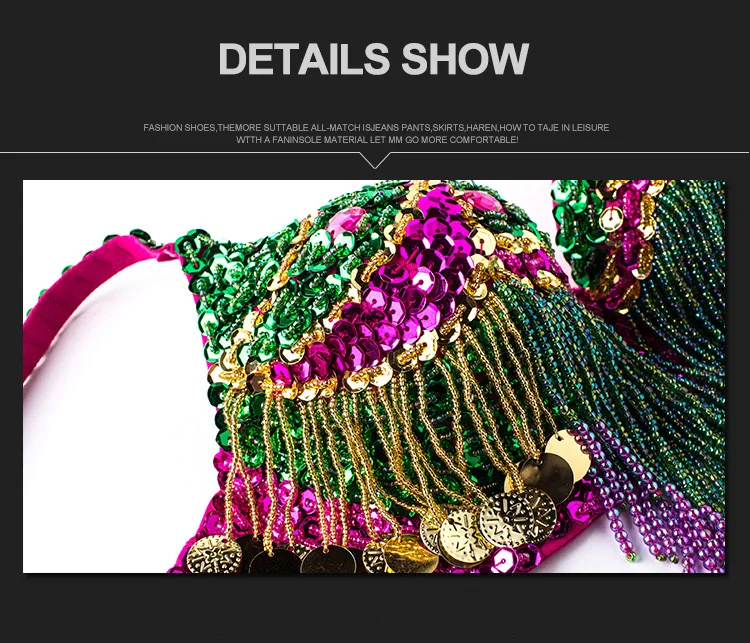 Костюм для танца живота танцевальная одежда выступлений индийский стиль