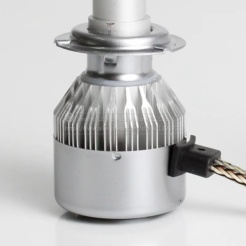 H7 Car Headlight Kit LED Bulb 7600Lm 72W Set 12V 24V Flip Chip 6000K Truck Fog Head Lamp All In One Lights | Автомобили и