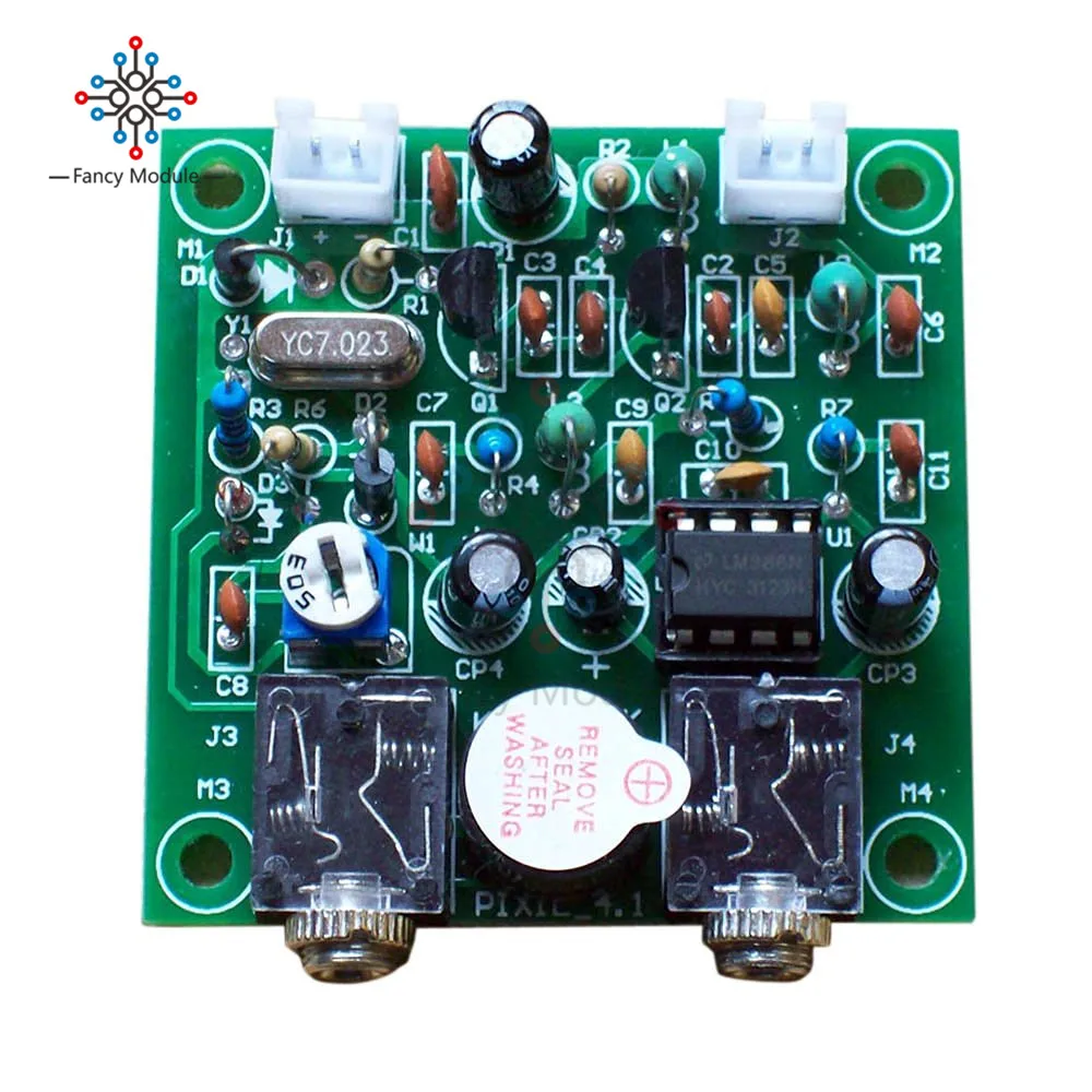 12V power HAM Радио 40M CW коротковолновый QRP Pixie передатчик приемник модуль 7,023 MHz-7,026 MHz для DIY