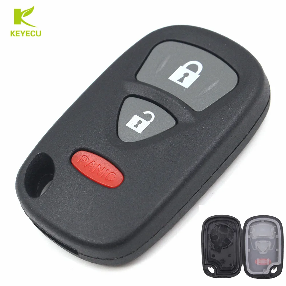 KEYECU сменный чехол для ключей с дистанционным управлением Fob 2 + 1 кнопка Suzuki
