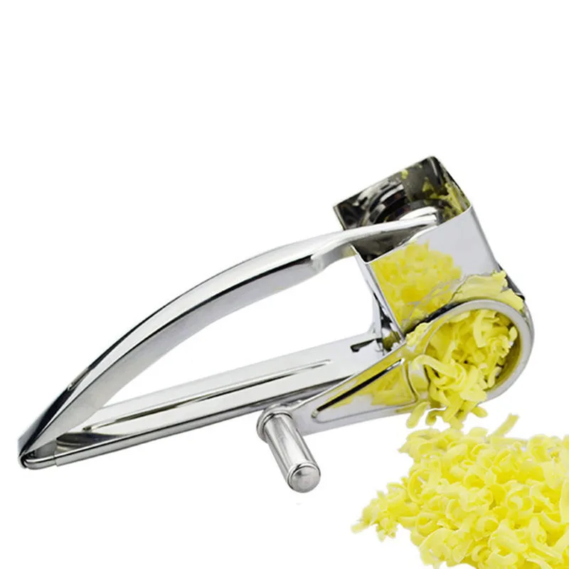 Кухонный артефакт 4 барабанные лезвия роторная терка для сыра Rotory с контейнером