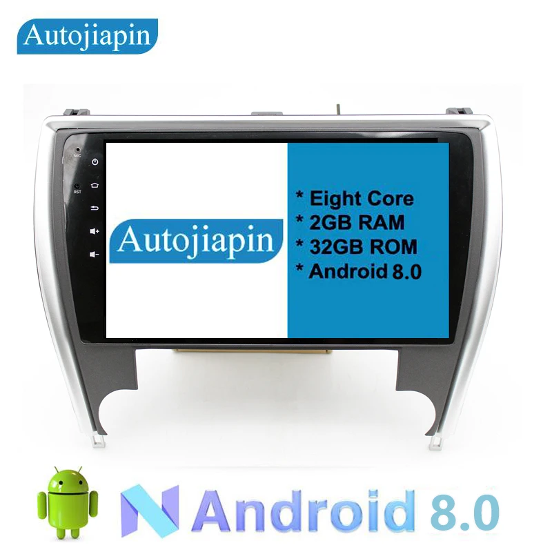 autoradio 10.1&quot Eight Core Android 8.0 2G RAM 1024*600 CAR Navigation For TOYOTA CAMRY 2017 2018 With Stereo Radio Audio | Автомобили