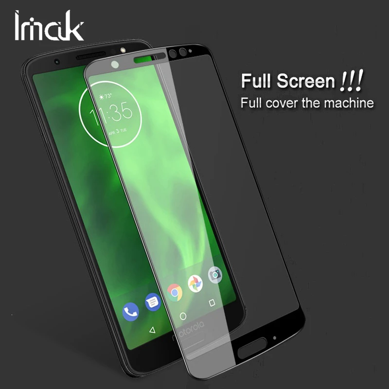 IMAK для мото G6 G6plus Стекло Экран протектор Закаленное полное покрытие пленки Motorola