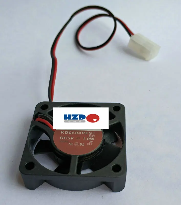 Вентилятор охлаждения, 4 см, KD0504PFS1 4010, 5 В, 1,0 Вт, 2 провода, 0,6 Вт, 40*40*10 мм