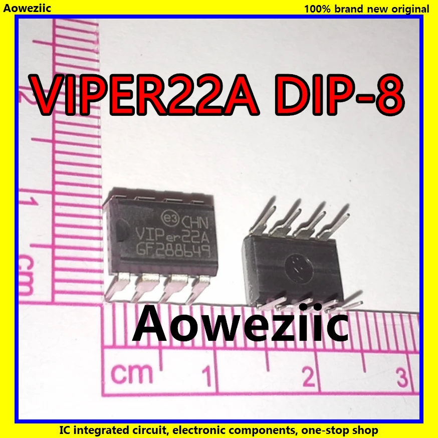 Первичный переключатель SMPS 10 шт./лот VIPER22A VIPER22 DIP 8 с низким энергопотреблением