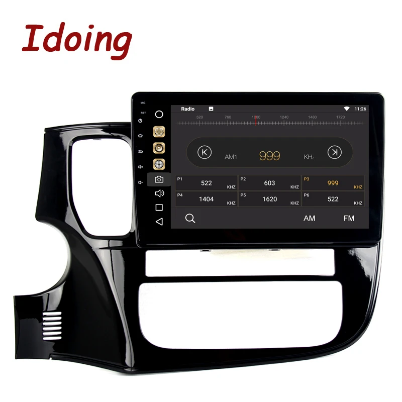 Idoing 2Din 10 2 &quotAndroid8.0/7 1 автомобильный мультимедийный плеер Рулевое колесо для Mitsubishi
