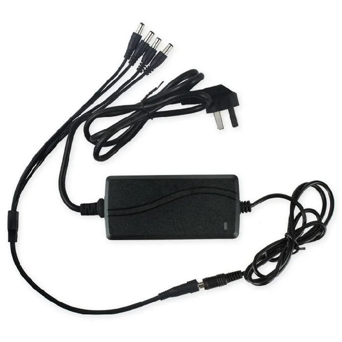 1 разделение 4 адаптера кабеля питания и 12 В 5 А источник CCTV|supply power|supply 12vsupply cable |