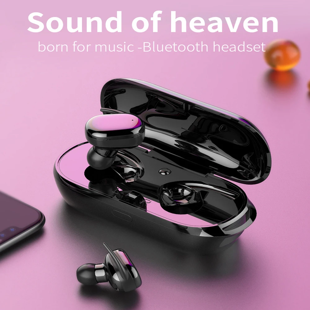 T2C TWS Беспроводная Bluetooth гарнитура мини водонепроницаемые наушники 5 0 с