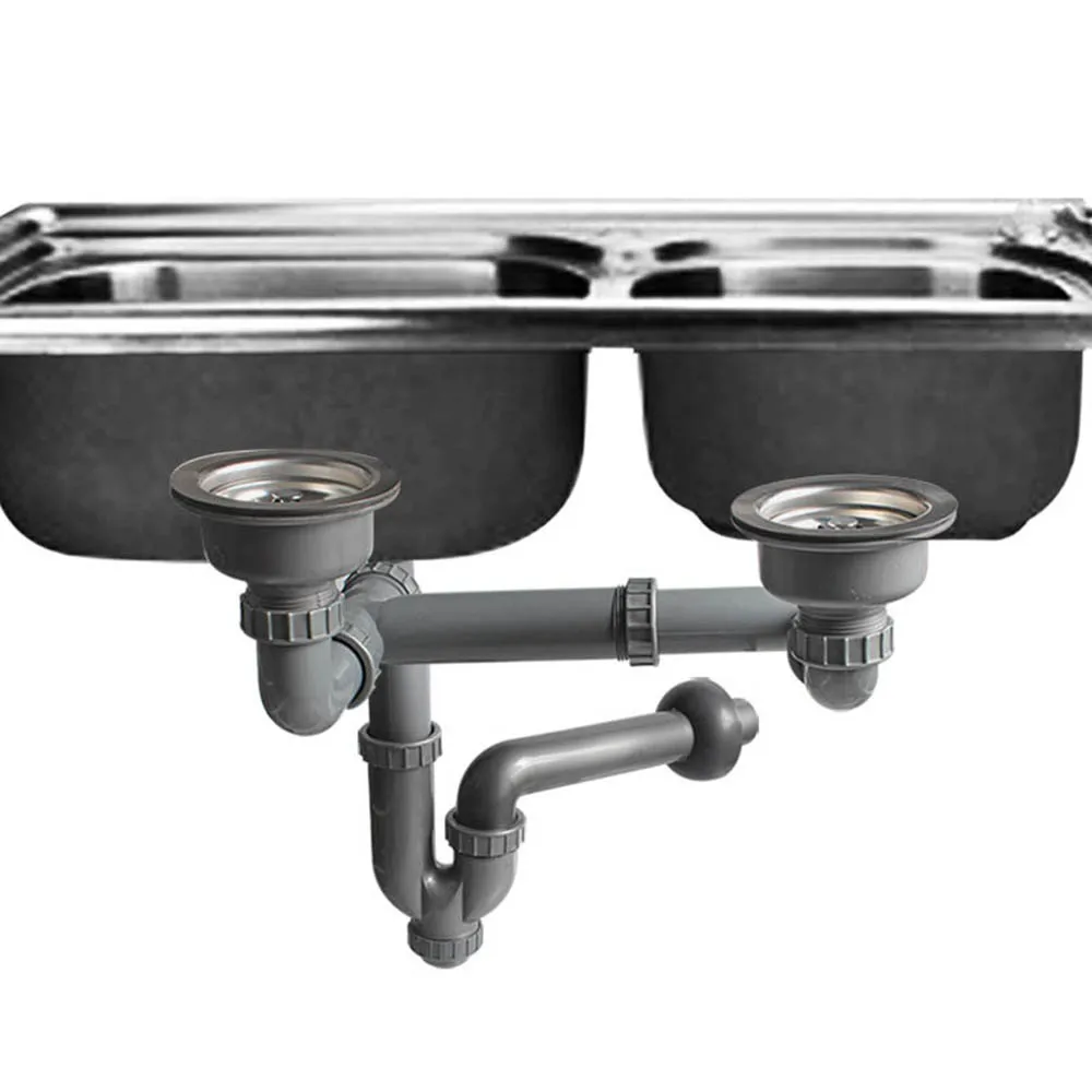 Двойной слив для раковины Talea сливная труба дренажная система в задней части