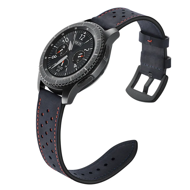 Кожаный ремешок OSRUI для samsung Galaxy watch 46 мм gear S3 Frontier/Классический 22 мм браслет на запястье ремень amazfit verge