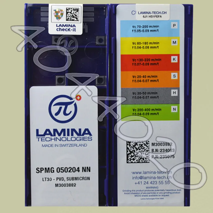 

SPMG050204NN LT30 10pcs/box New original Carbide blade