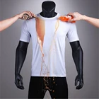 Водоотталкивающая Мужская футболка, креативная водоотталкивающая дышащая быстросохнущая рубашка с коротким рукавом, с защитой от загрязнений