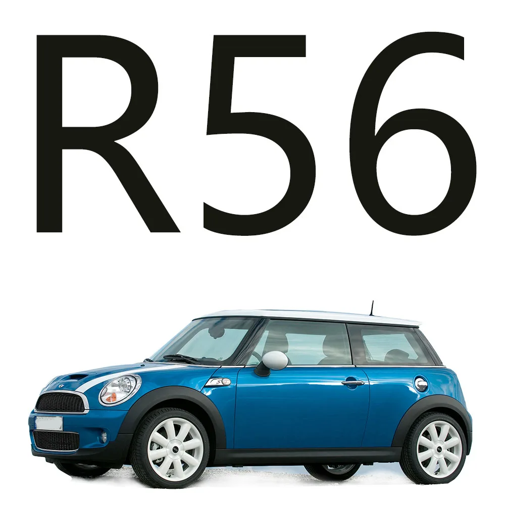 R56 2pcs Защита от Солнца/дождя акриловый прозрачный дымчатый цвет для Mini cooper Countryman хэтчбек Clubman R53 R55 R56 R57 R60 F54 F55 F60 - Цвет: R56 2pcs