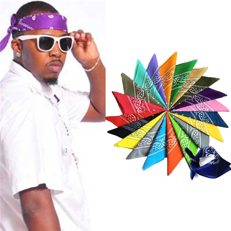 1 шт. хлопковые банданы в стиле хип хоп для мужчин и женщин головной платок шарфы