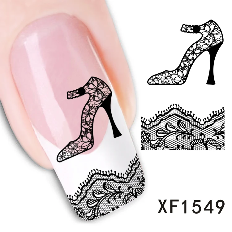 Искусство ногтей Красота переводная вода украшение стикер Гусь лошадь собака на