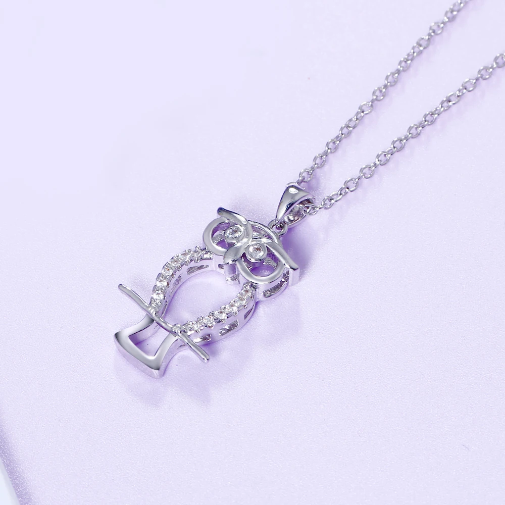 Ключичной цепи прекрасный животных Сова Подвески Цепочки и ожерелья Высокое