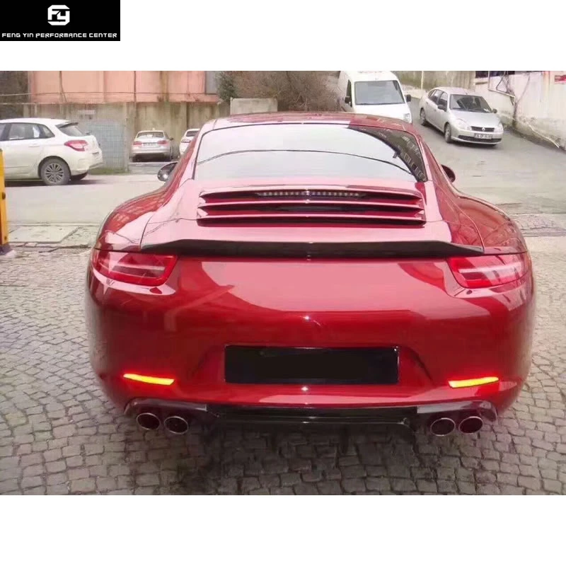 911 991,1 991,2 углеродного волокна задний спойлер Крылья для Porsche 911 Carrera 991 GT3 12-15