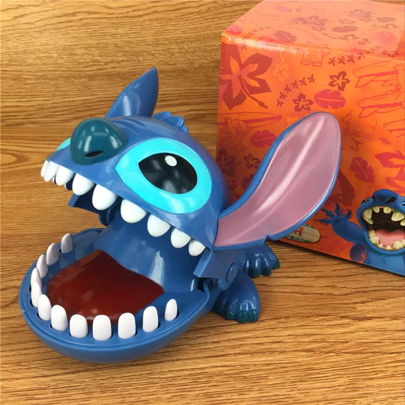 Милый Лило Ститч укус мультфильм аниме ПВХ фигурка игрушка модель детский подарок на день рождения Коллекция украшений для дома