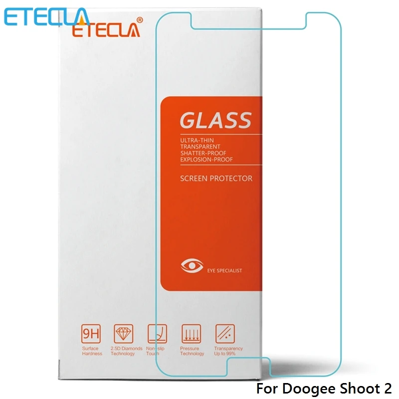 Doogee Shoot 2 Glass закаленное стекло на Shoot2 чехол с защитной пленкой для экрана 0 33 мм 9H