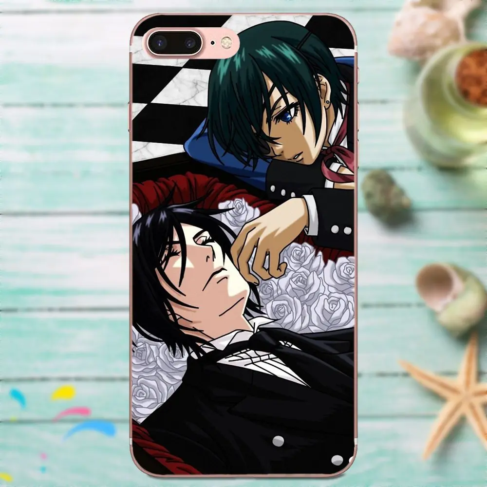 Diy рисунок ТПУ Лучший Черный Дворецкий фиолетовый основные моменты для Galaxy J1 J2 J3