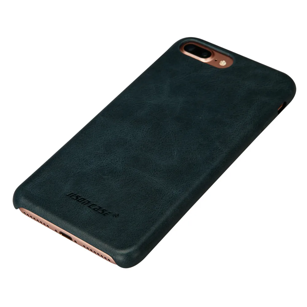 Jisoncase Чехол из натуральной кожи для iPhone 7 Plus/8 Plus Роскошный кожаный чехол для телефона s Чехол для iPhone 7/8 Plus 5,5 дюймов ультра тонкий