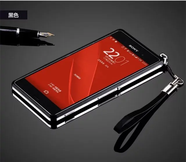 Роскошный роскошный телефонный бампер TX Z3 для Sony Xperia z3 D6603 D6633 алюминиевый