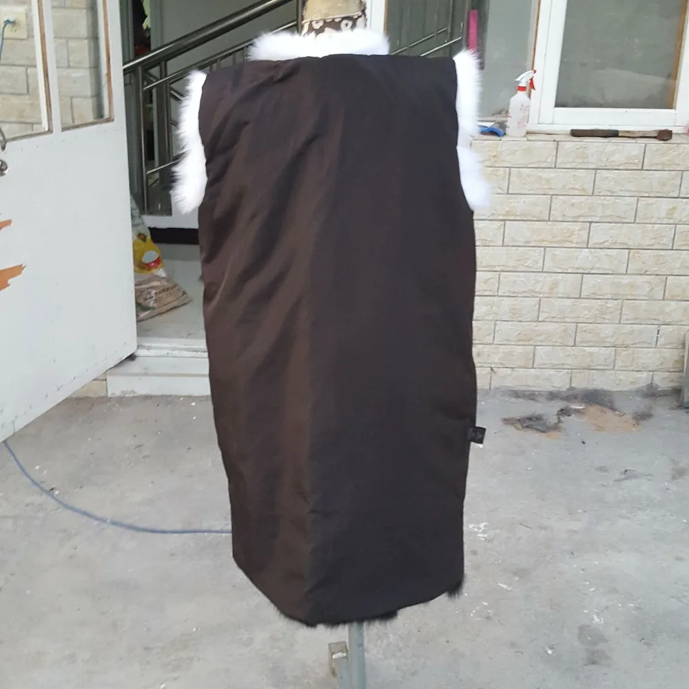 Новый брендовый теплый меховой жилет длиной 90 см из лисьего меха модный длинный с