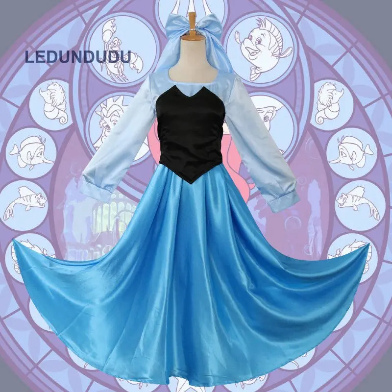 Маскарадное платье Русалочки Ариэль для взрослых и женщин вечерние костюмы на