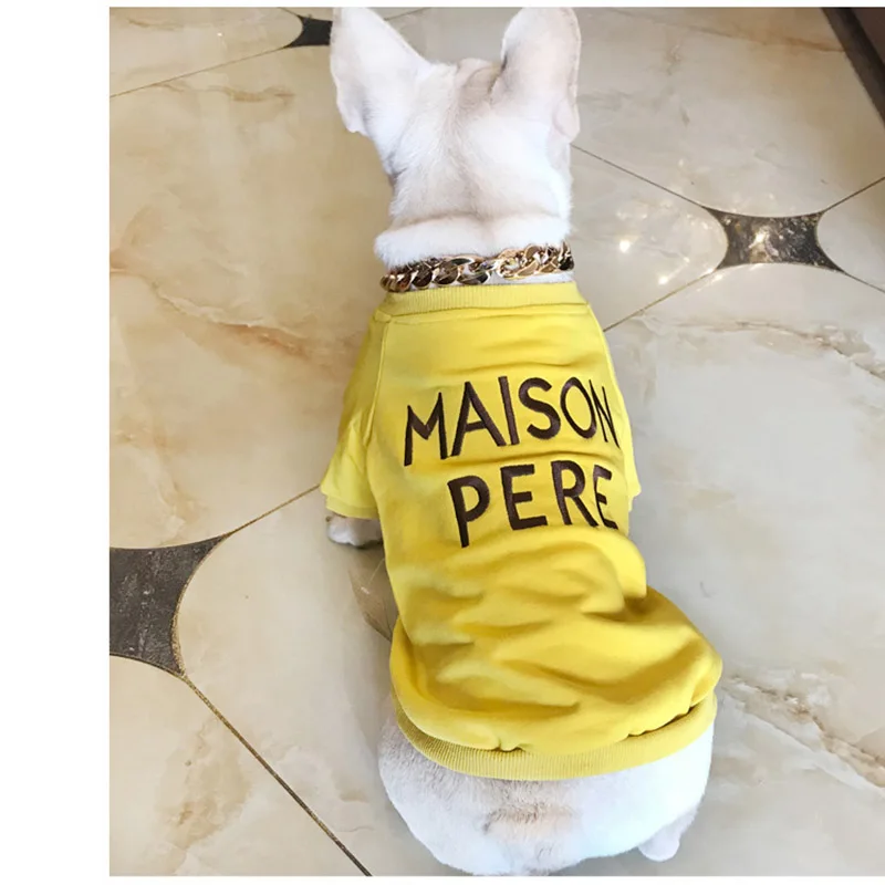 Домашнее животное собака одежда для маленьких толстовки собак французского